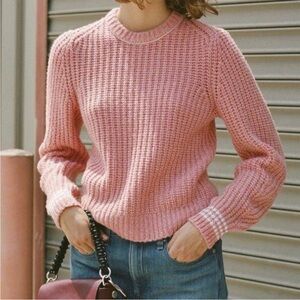Rag & Bone Knit Sweater in Pink
